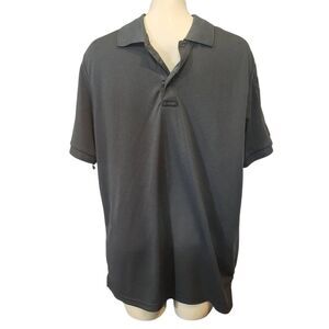 Men's Mission‎ Made Gray Polo Shirt Size Large